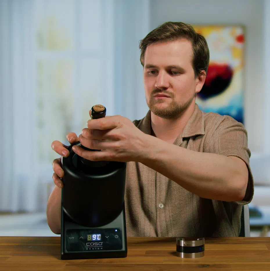 Caso wine cooler for 1 bottle